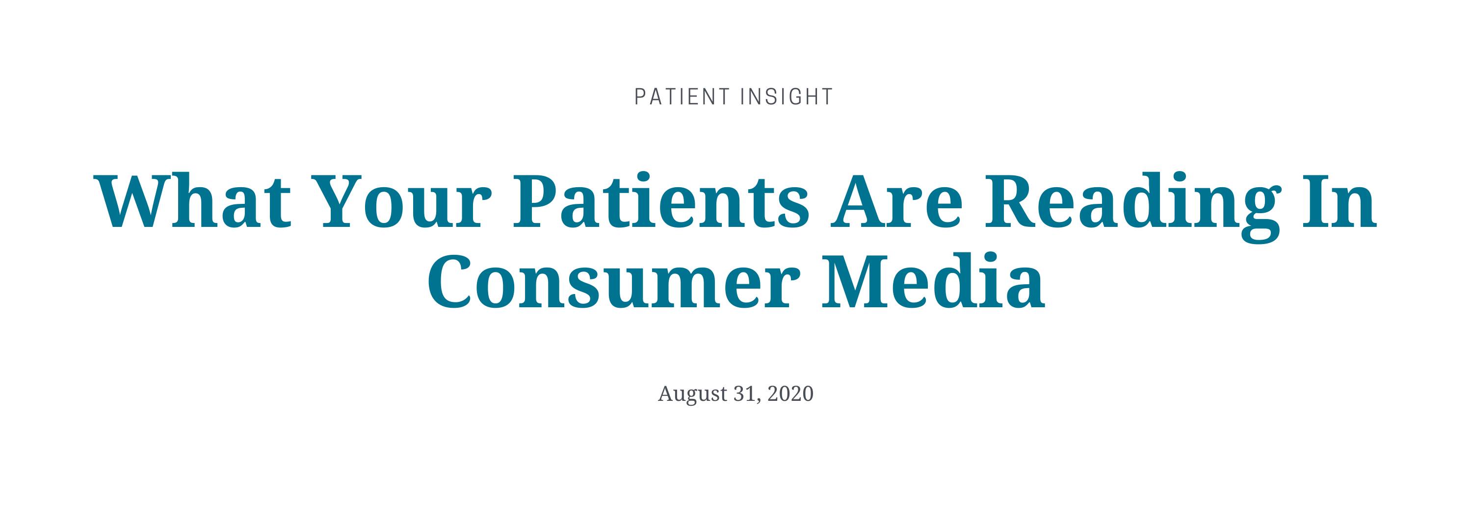 patient insight August 31