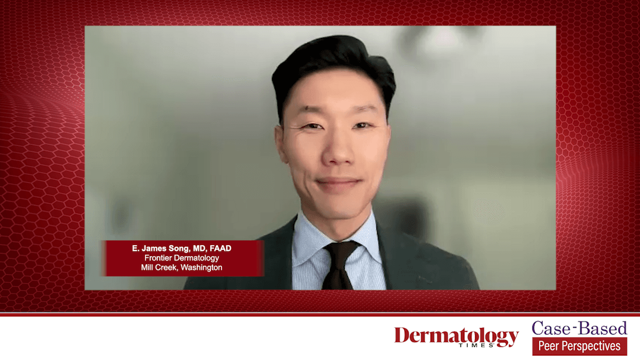 E. James Song, MD, FAAD, an expert on plaque psoriasis