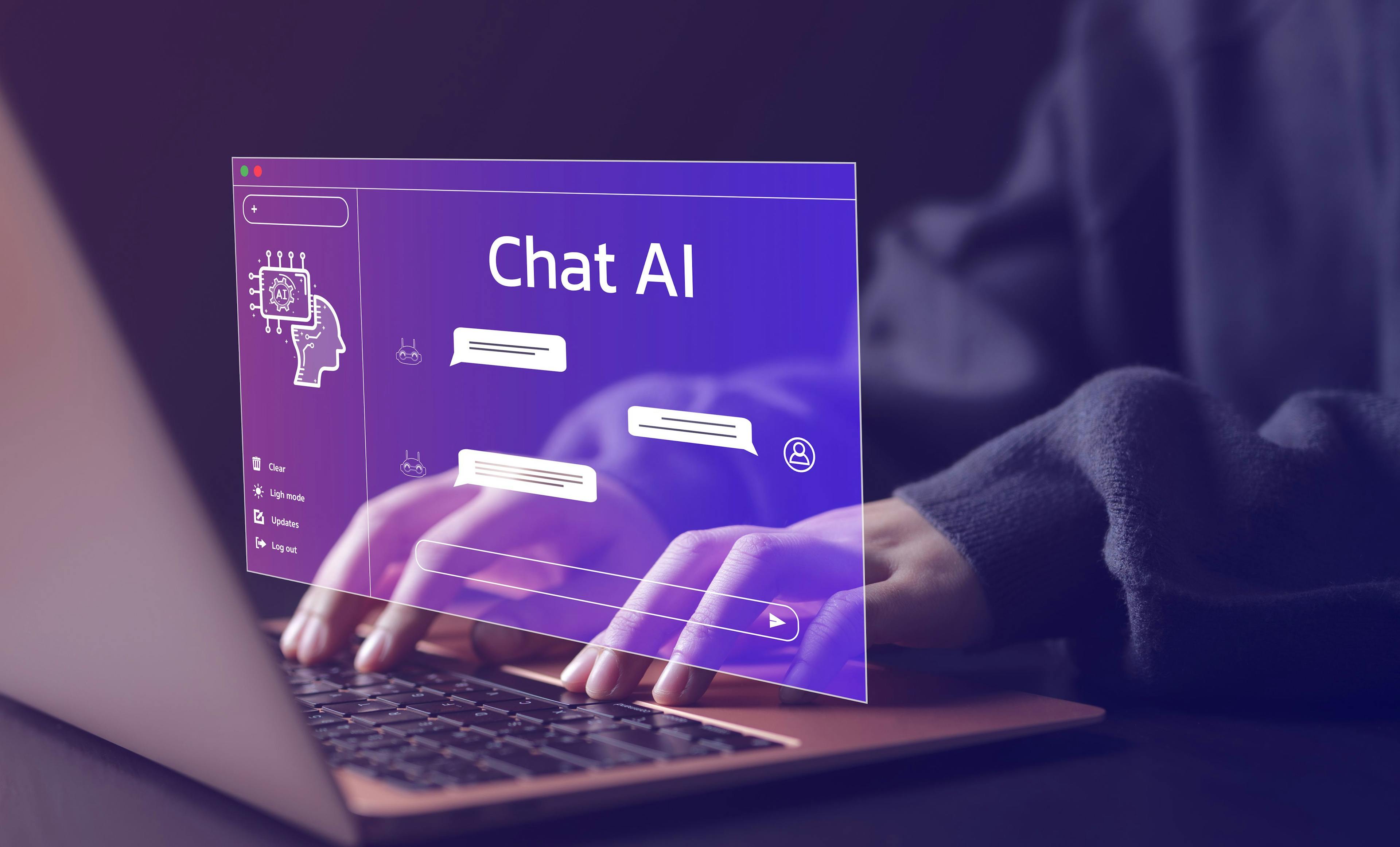 Person interacting with Chat AI | Image Credit: © Supatman - stock.adobe.com.