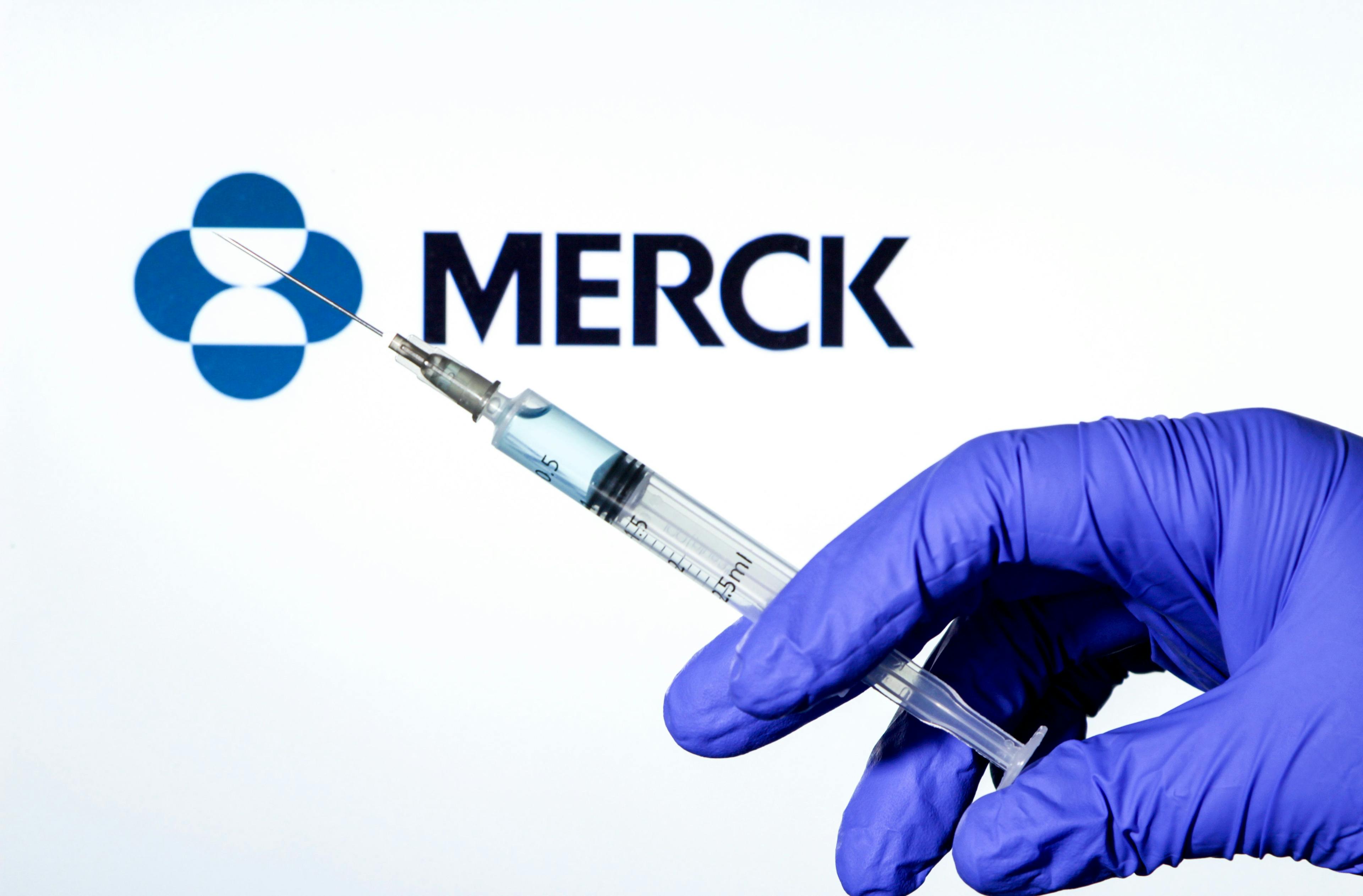 Syringe with Merck logo | Image Credit: © SoniaBonet - stock.adobe.com