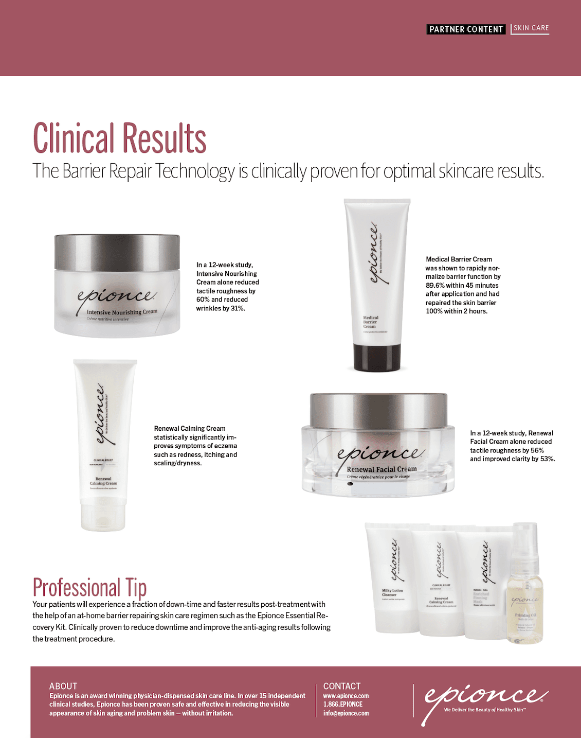 Epionce skincare