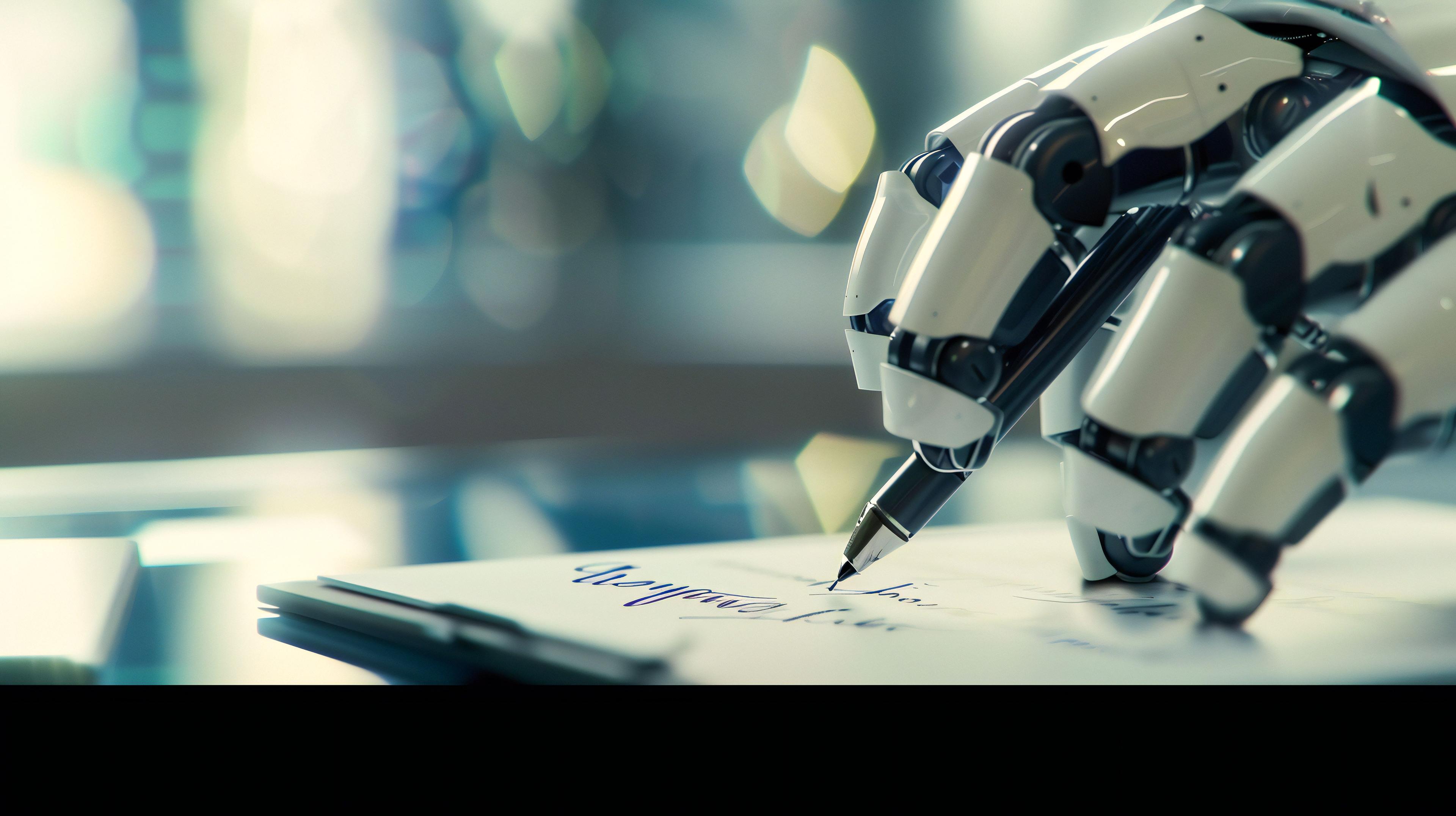 Artificial intelligence writing | Image credit: © VetalStock - stock.adobe.com