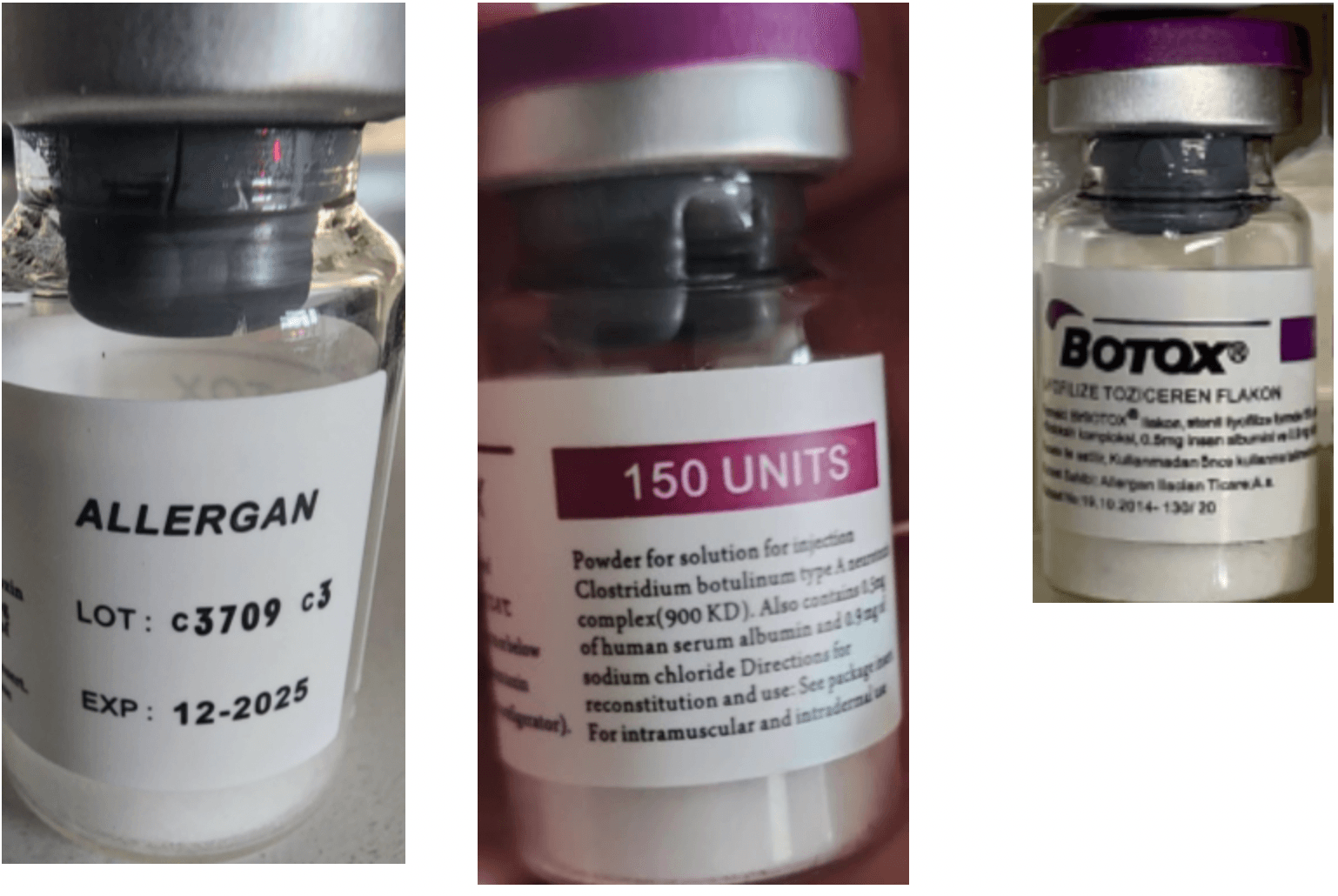 Counterfeit Botox vial | Image Credit: FDA